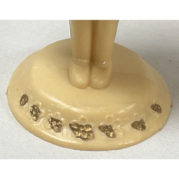 WILTON Vtg First Holy Communion Cake Topper Dark Hair Girl w/Veil Hong Kong W706 - Picture 7 of 9